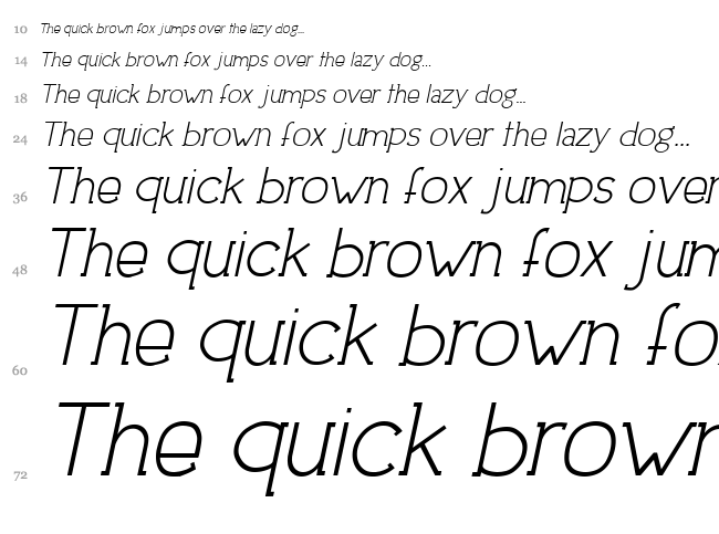 Downtown Elegance font waterfall